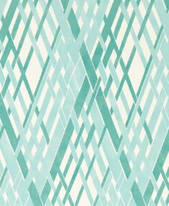 Locronan Wallpaper In Aqua First Light