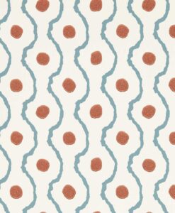 Connor Wallpaper In Pacific Terracotta