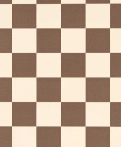 Blenets Check Wallpaper In Chocolate