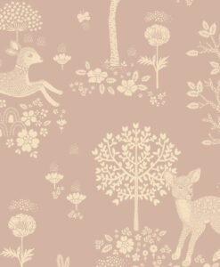 Summer Fields Wallpaper in Dreamy Lilac