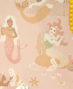 Mermaid Reef Wallpaper in Sweet Pink