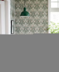 Thistle Wallpaper in Green