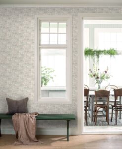 Strawberry Field Wallpaper in Light Green