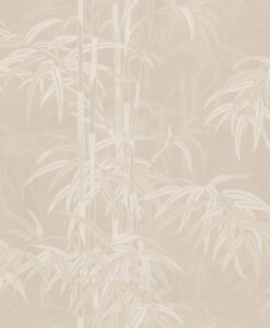 Leon Mural Wallpaper In Beige