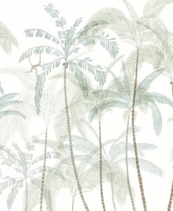 Louie Wallpaper In Light Green