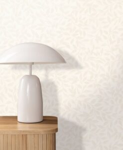 SPRING Wallpaper in Mother of pearl white